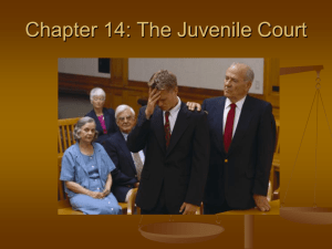 Chapter 14--Juvenile Court