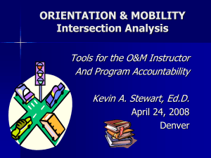 Denver O&M Street Crossing Analysis Presentation Handout