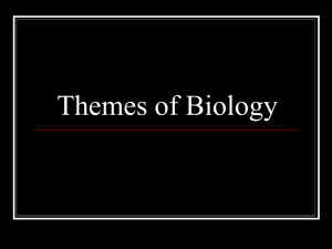 Themes of Biology - mslotzeradvancedbiology