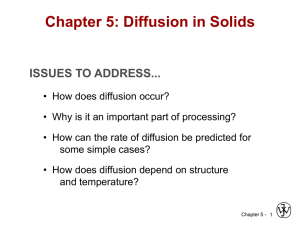 chapter 5 diffusion