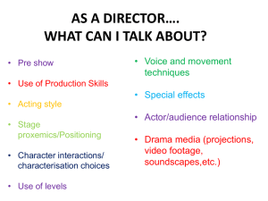 as a director…