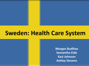 Sweden: Health Care System