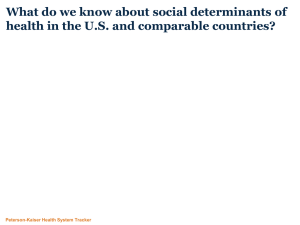 What do we know about social determinants of health in the US and