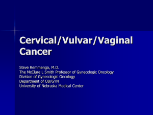 Cervical/Vulvar Cancer
