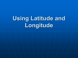 Using Latitude and Longitude