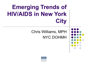 Data Day: Emerging Trends of HIV/AIDS in New York City