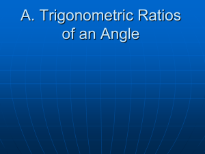 1.trigonometic ratios of an angle