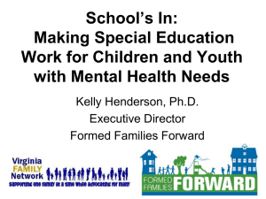 September 11, 2013 School's In Making Special Education Work for