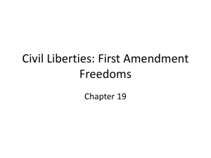 Chapter 19 Civil Liberties