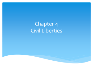 Chapter 4 Civil Liberties