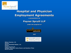 HospitalPhysicianEmploymentAgreements
