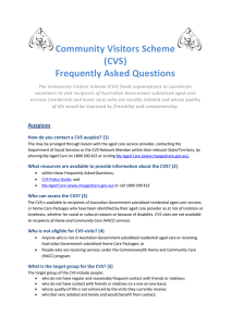 CVS FAQs - Auspices - Department of Social Services