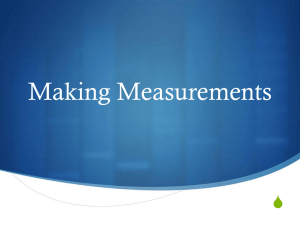 PPT- Measurement