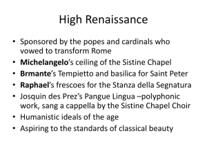 Ch. 7. High Renaissance
