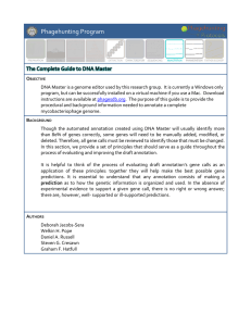 Annotate the Frameshift in DNA Master