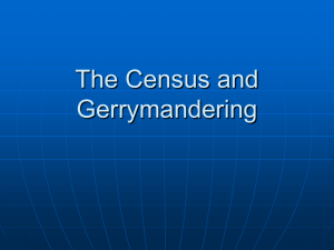 The Census and Gerrymandering