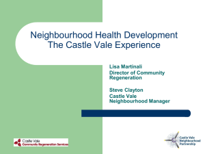 Neighbourhood Health Development: The Castle Vale Experience