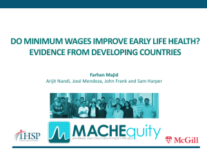 Do Minimum Wages Improve Early Life Health?