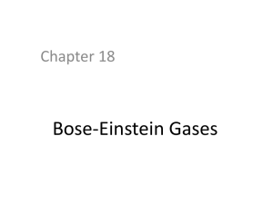 Bose-Einstein Gases