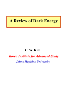 A Review of Dark Energy