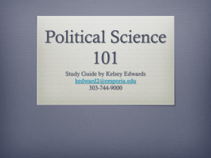 Political Science 101: Study Guide