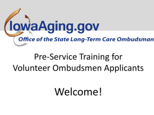 Iowa VOP Training Part 1&2 - National Long Term Care