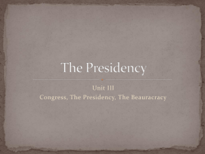 The Presidency