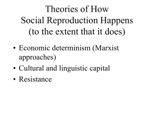Three Theories of How Social Reproduction Happens