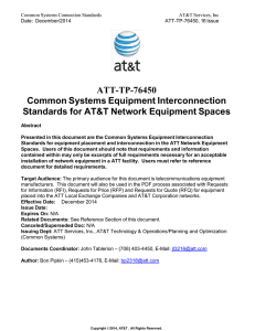 The ATT-TP-76450 Issue 16 Docx