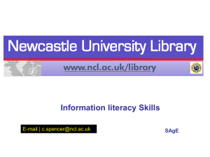 Search engines - Newcastle University Staff Publishing
