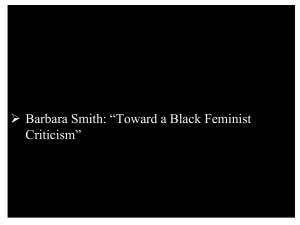Smith Blacm Feminist.. - University of Manitoba