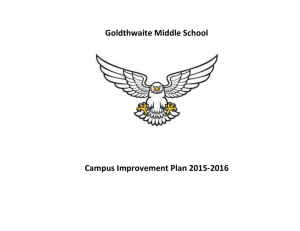 Goldthwaite Middle School Campus Improvement