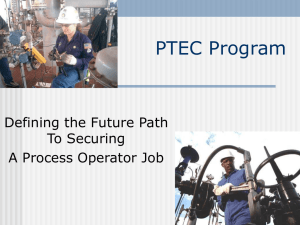 PTEC Programs - North American Process Technology Alliance