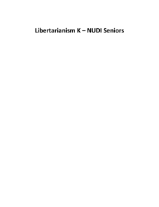 Libertarianism K – NUDI Seniors