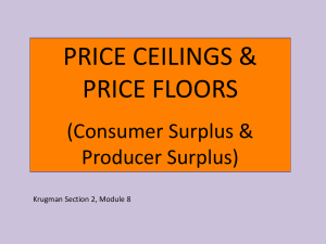 2-8/9 Price Ceilings / Price Floors