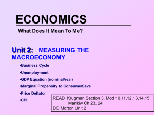 Section 3 GDP/Bus Cycle