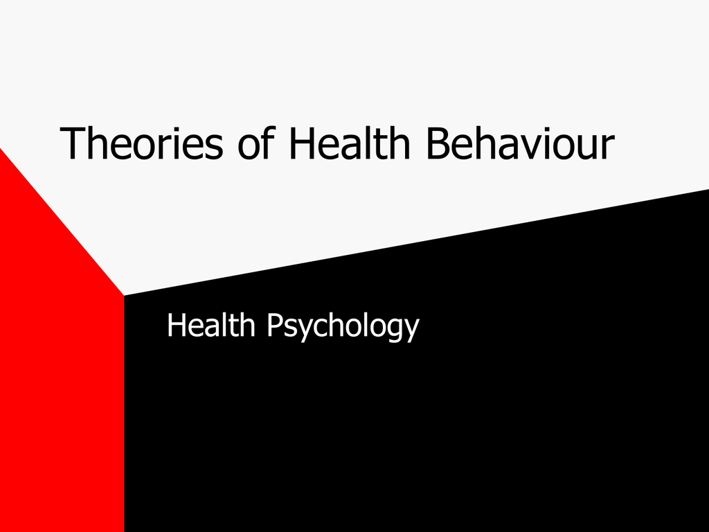 theories-of-health-behaviour