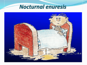 Nocturnal enuresis - Pediatrics