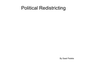 Political Redistricting - Adi Ben