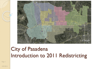 City of Tulare 2011 Redistricting