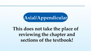 Axial/Appendicular