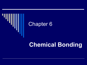 Chemical Bonding - Fort Thomas Independent Schools