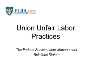 DUTY OF FAIR REPRESENTATION - Federal Labor Relations