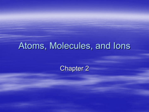 notes ch2.6-2.11 Atoms, Molecules, and Ions