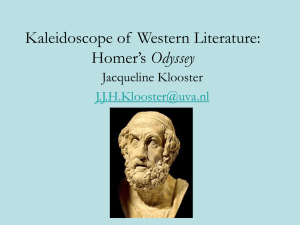 Kaleidoscope of Western Literature: Homer's Odyssey and Walcott's