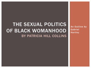 The sexual politics of black womanhood by patricia hill collins