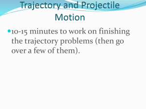 Projectile Motion