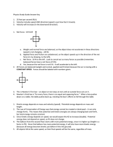 Physics Study Guide Key
