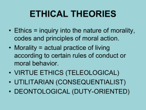 What is Virtue Ethics