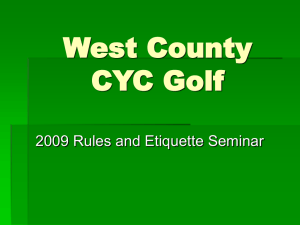 West County CYC Golf